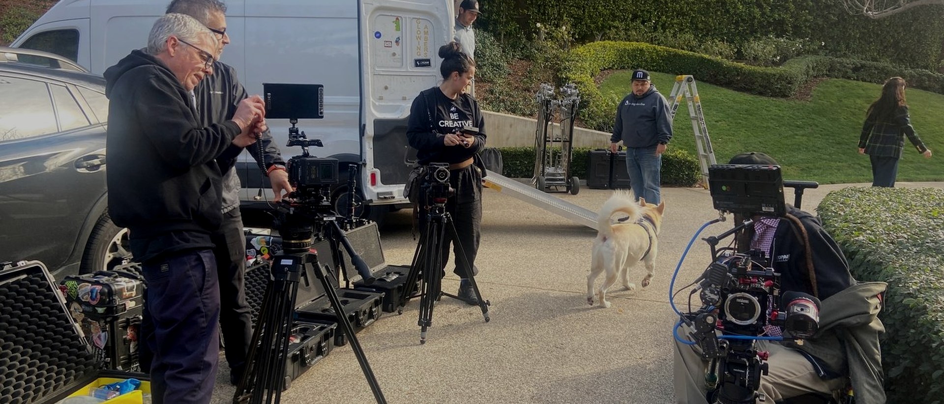 Trail Nine Media crew on set